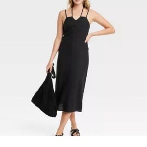 Universal Thread Linen Blend Midi Sundress